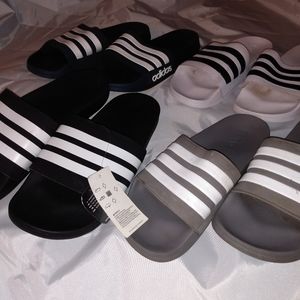4 Adidas mens size 11 slides